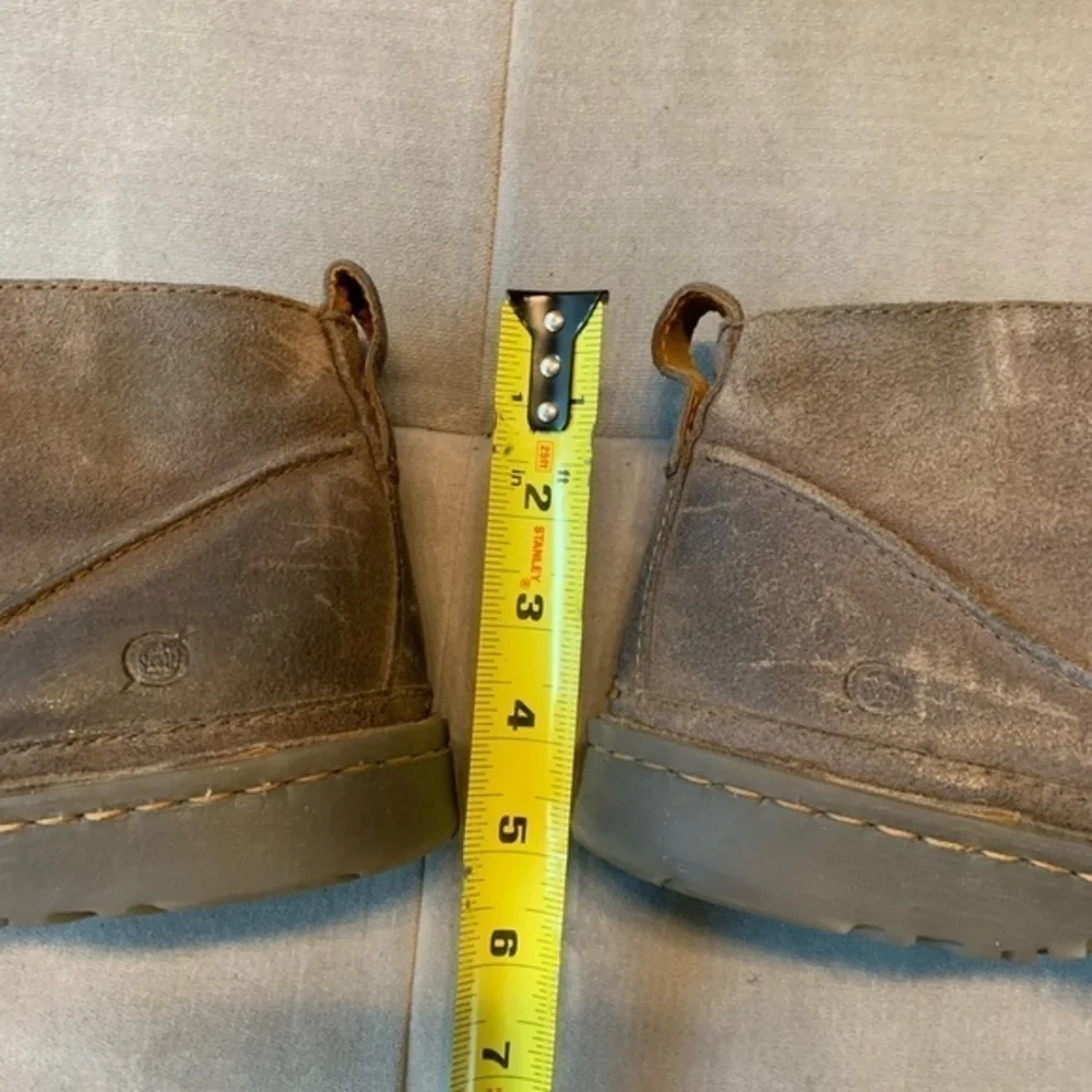 Born Brown Grey Suede Leather Elk II Men’s Chukka Boots Size 11.5